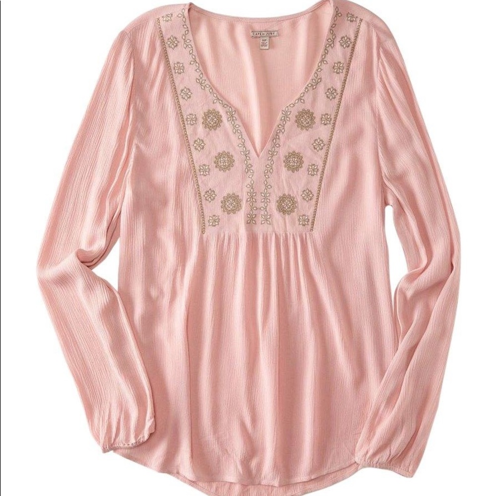 Boho Embroidered Top